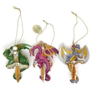 Bradford Exchange Dragon Ornament Guardians of the Crystal Realm Collectible
